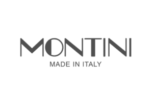 montini logo design greyscale