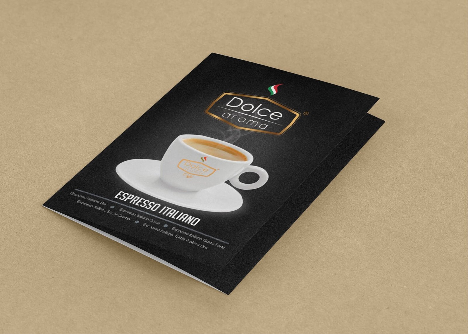 Dolce Aroma coffee packaging design