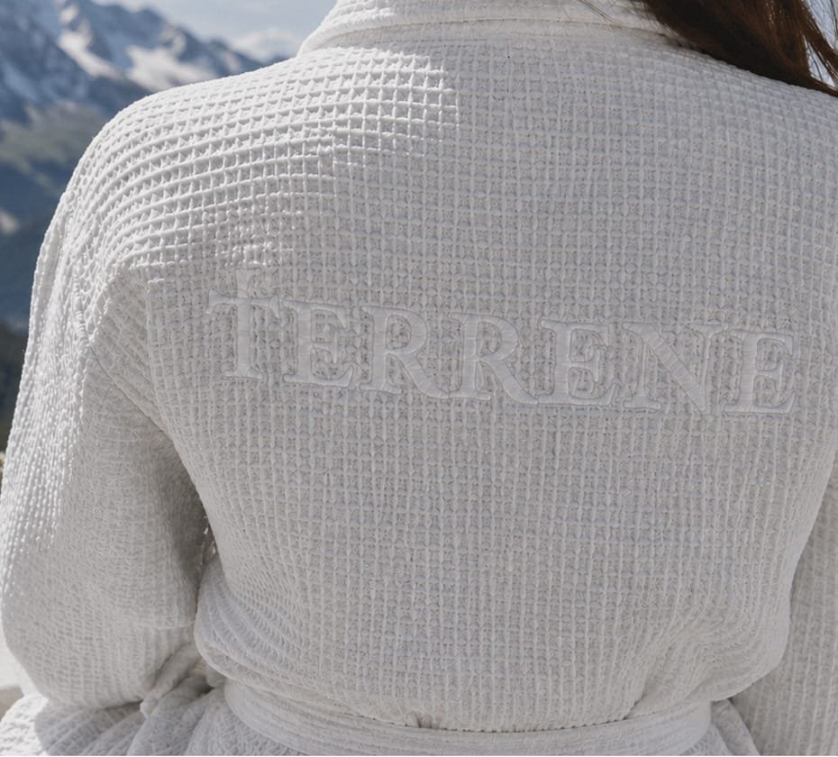 TERRENE skincare visual identity and product mockup