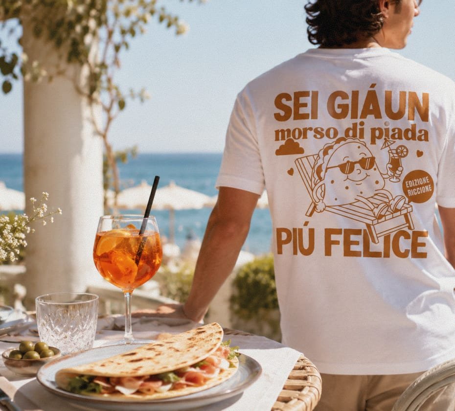 Arlecchino Hotel illustration and t-shirt print design