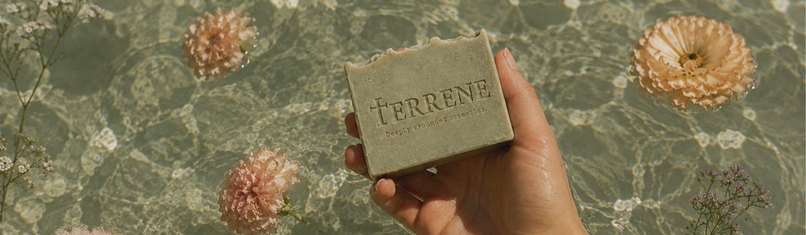 TERRENE skincare packaging system wide gallery image