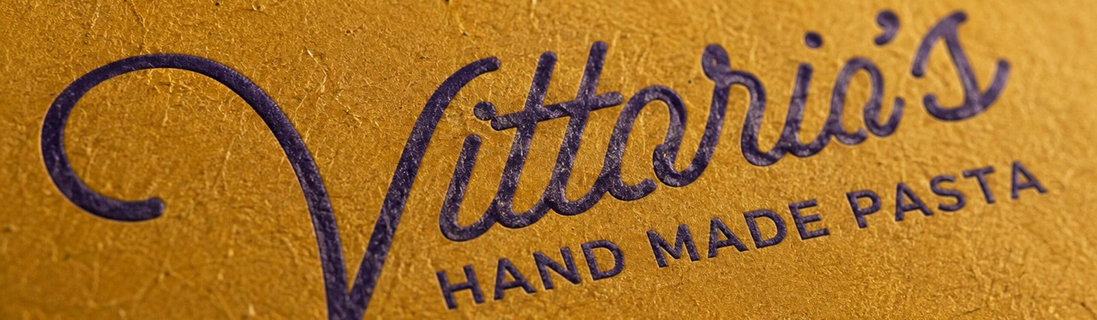 Vittorio's Pasta main logo presentation