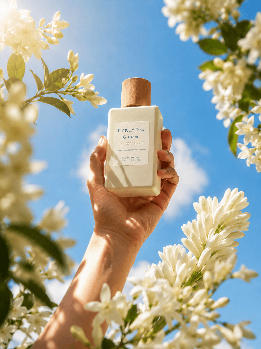KYKLADES Parfums fragrance packaging and brand identity design
